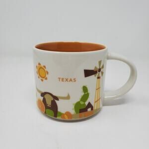 Starbucks YOU ARE HERE Collection TEXAS Large Coffee cup in Great condition